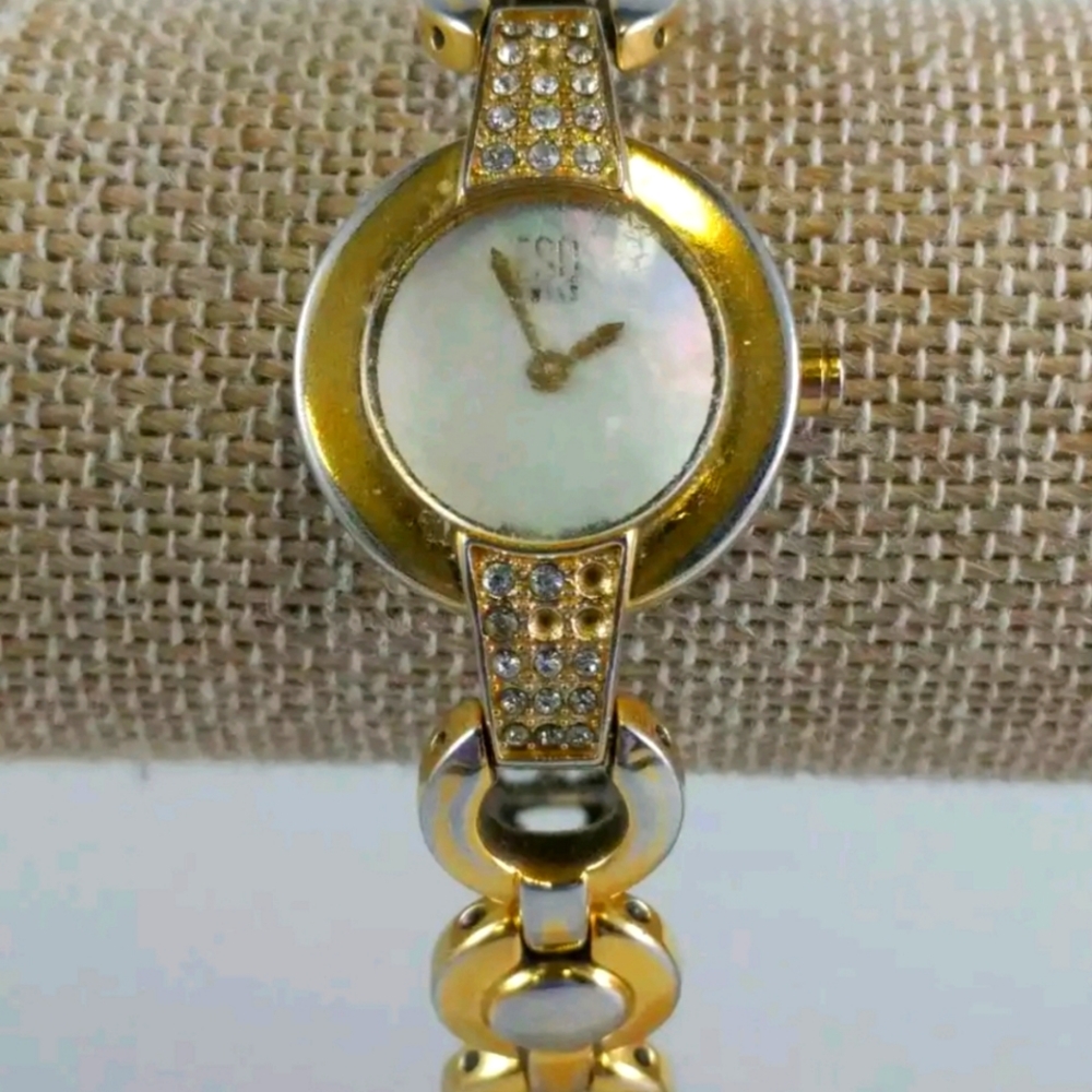 VINTAGE ESQ MOVADO WATCH. Dual tone.